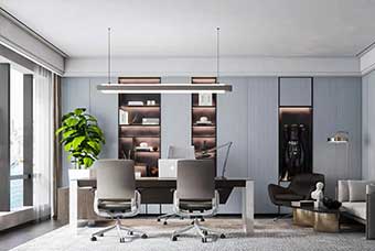 厦门轻奢风格-书房