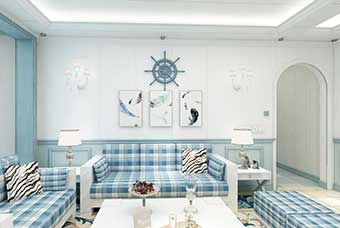 厦门地中海风格-客厅