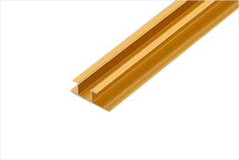 厦门航空纤维墙咔铝合金带灯中条（钛金氧化）