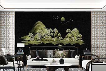 厦门森佰汇航空纤维墙咔（湖光山色）