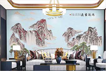 厦门森佰汇航空纤维墙咔（鸿运当头）